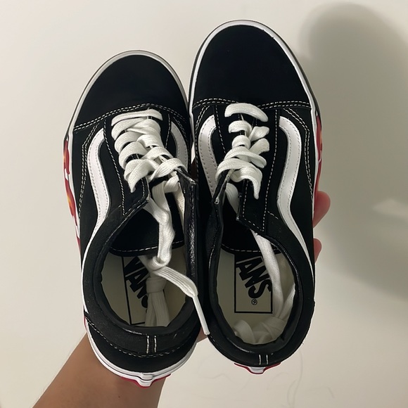 Vans Old Skool Flame Cut out low Size: 35-36.5 - Picture 5 of 7